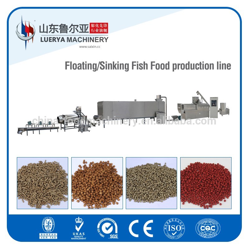 Floating fish feed making machinery with new design machine 