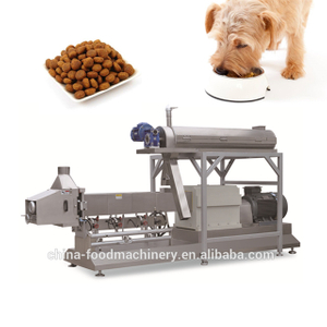 Hot sale full automatic pet / dog / cat food making machines 