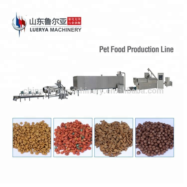 Full automatic 500kg animal food processing line 