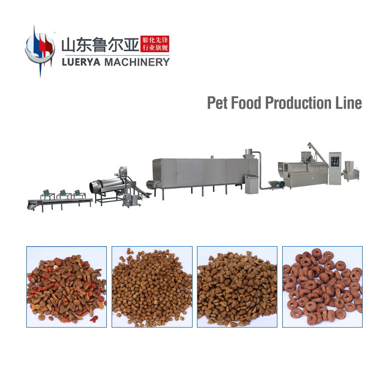 Pet dog food machine / extruded snack machine from Jinan Luerya suppl