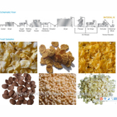 200~300kg/h Breakfast Corn Flakes Making Machine from Jinan manufacturer