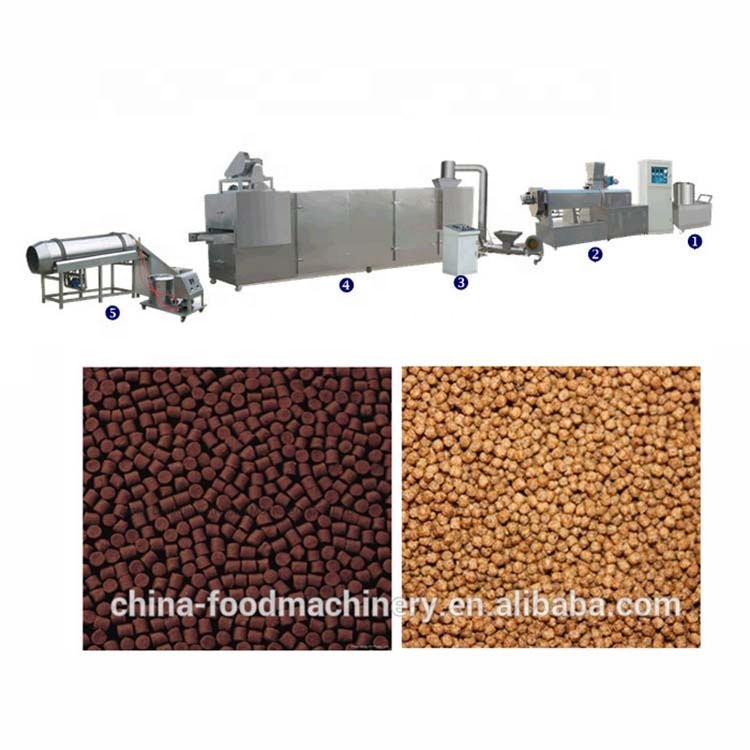 China Jinan leading technology fish feed pellet extruder machine 