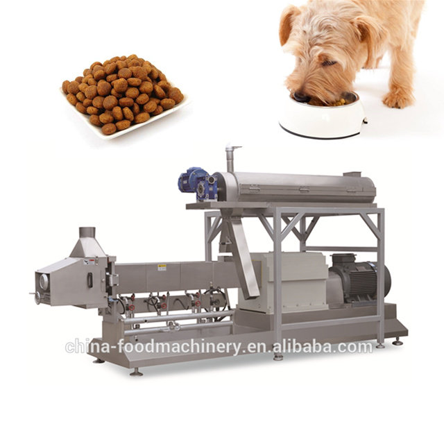 Pet dog food machine / extruded snack machine from Jinan Luerya suppl